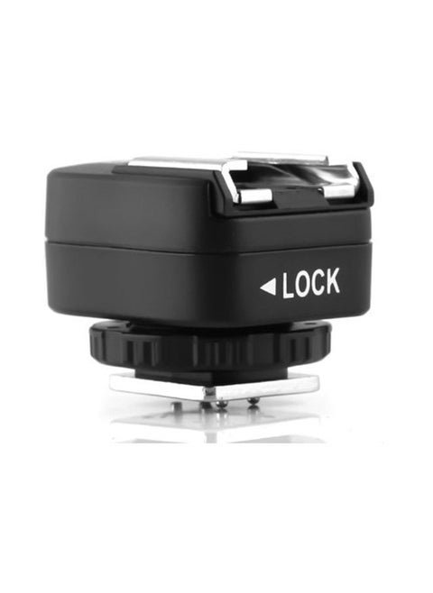 TF-322 Flash Hot Shoe Sync Adapter with Extra PC Sync Port Dedicated for Nikon DSLR & Flashgun