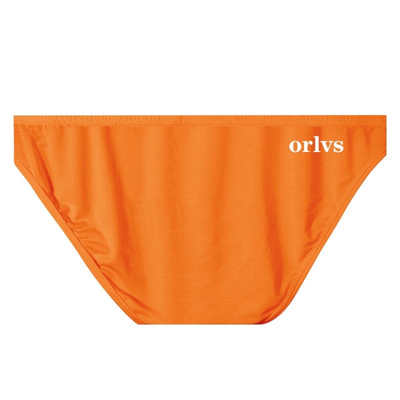 ORLVS Men's Low-Waist Solid Color Sports Briefs - Comfortable Modal  Underwear