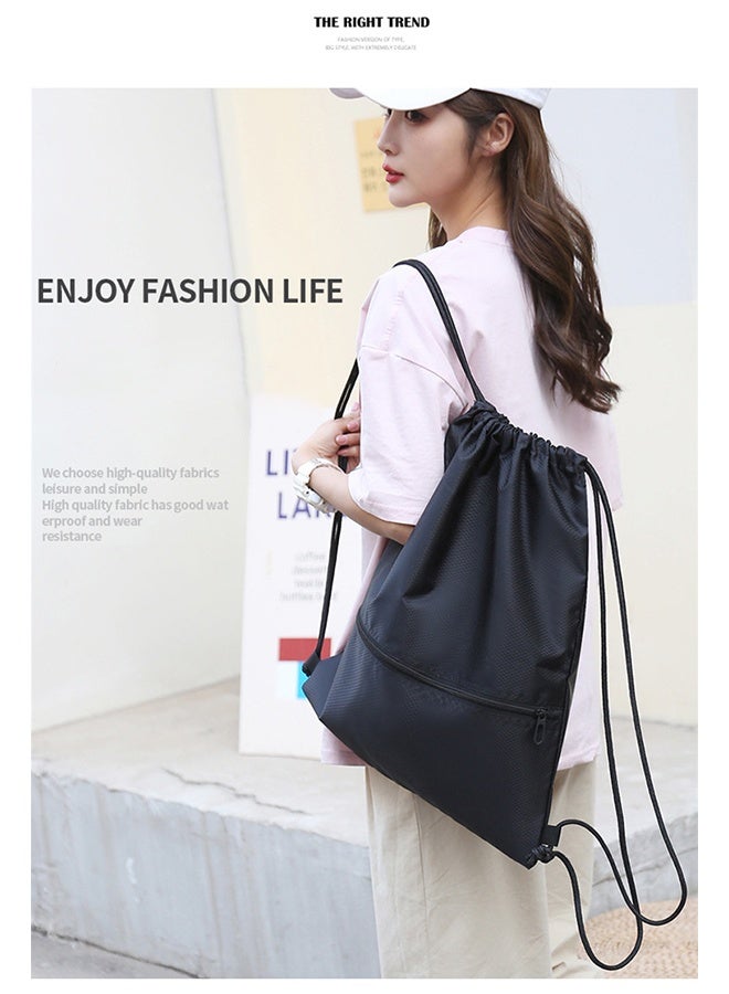 Body training bag Oxford cloth bundle pocket drawstring backpack large capacity travel bag basketball bag - Image 2