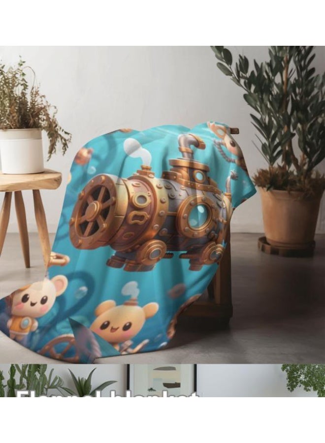 general Flannel thin blanket (warm and comfortable, suitable for sleep, gaming, dust removal and sandproof) 150cm*200cm - 716 - Image 3