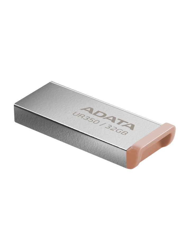 ADATA ADATA UR350 32GB USB 3.2 (USB 5Gbps) Flash Drive | Metal | Ultrafast Data Transfer and Lightweight | Brown - Image 4