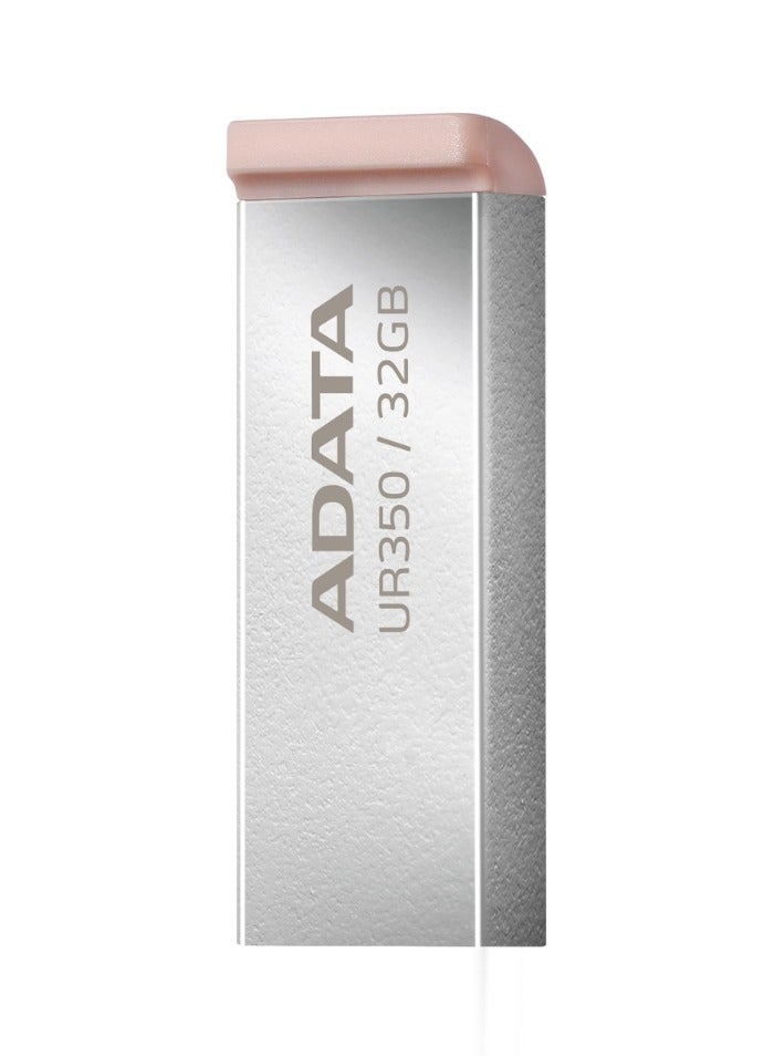 ADATA ADATA UR350 32GB USB 3.2 (USB 5Gbps) Flash Drive | Metal | Ultrafast Data Transfer and Lightweight | Brown - Image 2