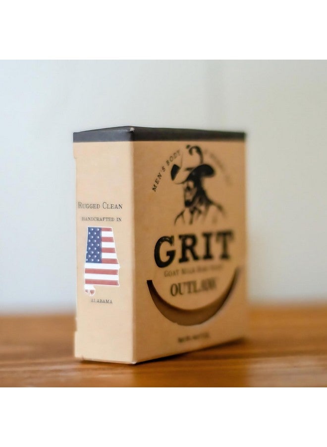 صابون حليب الماعز Outlaw | طبيعي بالكامل | صابون خالٍ من الصبغة | غني بحليب الماعز المغذي | 4 أونصة