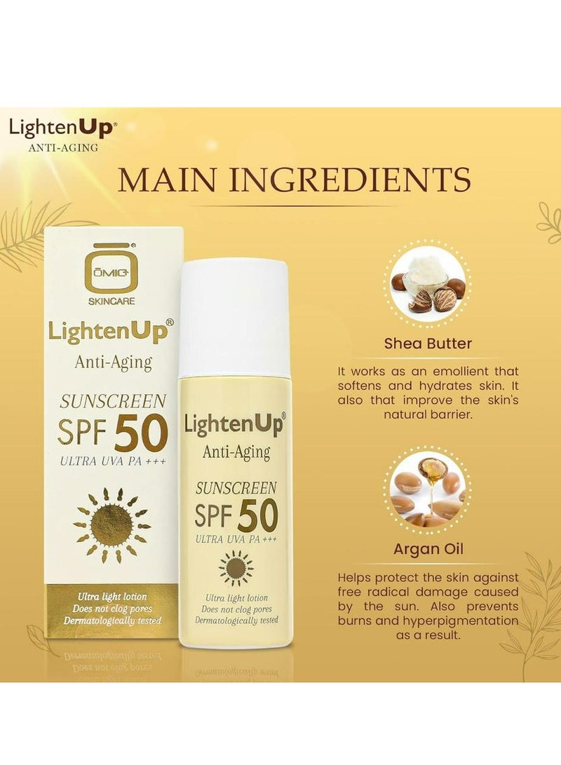 لايتين اب واقي من الشمس SPF 50 | واقي شمسي آمن مضاد للشيخوخة - Image 5