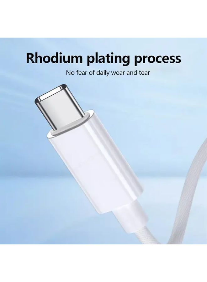 USB C To 3.5mm Audio Cable 39.37inch Cyan Aux Cord For Car Speaker Headphones - Image 2