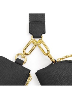 Kattee Mini Leather Wristlet Wallets For Women, Zip Around Dual Pouch Keychain Wristlet Detachable Coin Purse Change Pouch  - Image 4