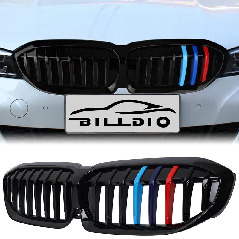 BILLDIO G20 Grille 3 Series Black Kidney Grill For 20192022 BMW 3 Series G20 316i 318i 320i 328i 330i 335i 340i Single Slat Color - Image 3