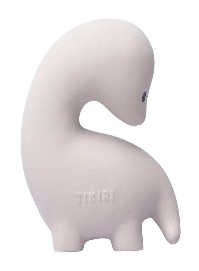 Tikiri Brachi Dinosaur Baby Teether, Rattle & Bath Toy – GOLS-Certified Natural Rubber | Hand-Painted, Non-Toxic, BPA-Free Sensory Toy for Newborns & Infants | Teething Relief & Bath Fun (0+ Months) - Image 2