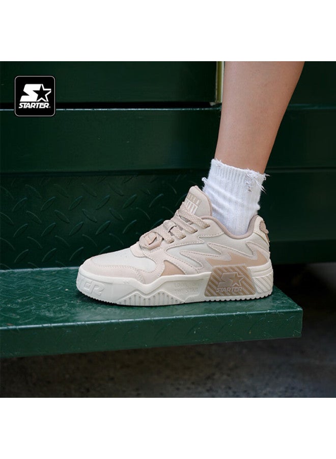 Starter Sound Wave 1 New Versatile Shoes For Couples, Lightweight Breathable Thick-soled Height-increasing Shoes For Men And Women, Light Khaki, Size 40 - Image 1