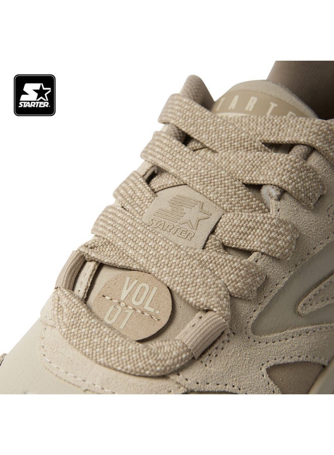 Starter Sound Wave 1 New Versatile Shoes For Couples, Lightweight Breathable Thick-soled Height-increasing Shoes For Men And Women, Light Khaki, Size 40 - Image 4