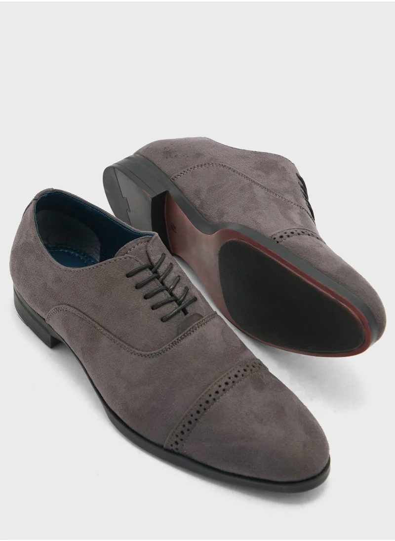 Robert Wood Suede Oxford Lace Ups