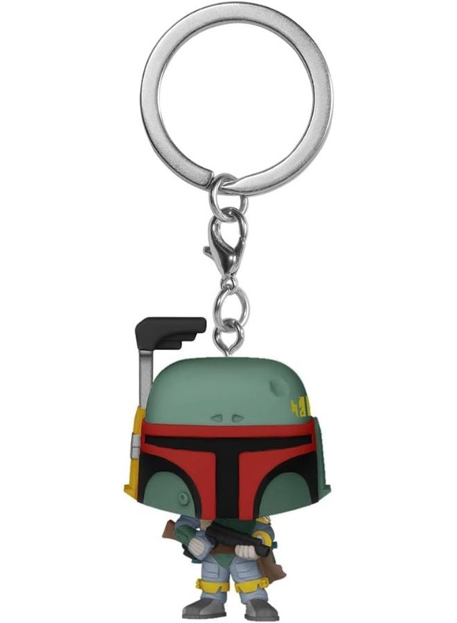 Funko Funko Pop! Keychain: Star Wars - Boba Fett Novelty Keyring - Collectable Mini Figure - Stocking Filler - Gift Idea - Official Merchandise - Movies Fans - Backpack Decor  - Image 1