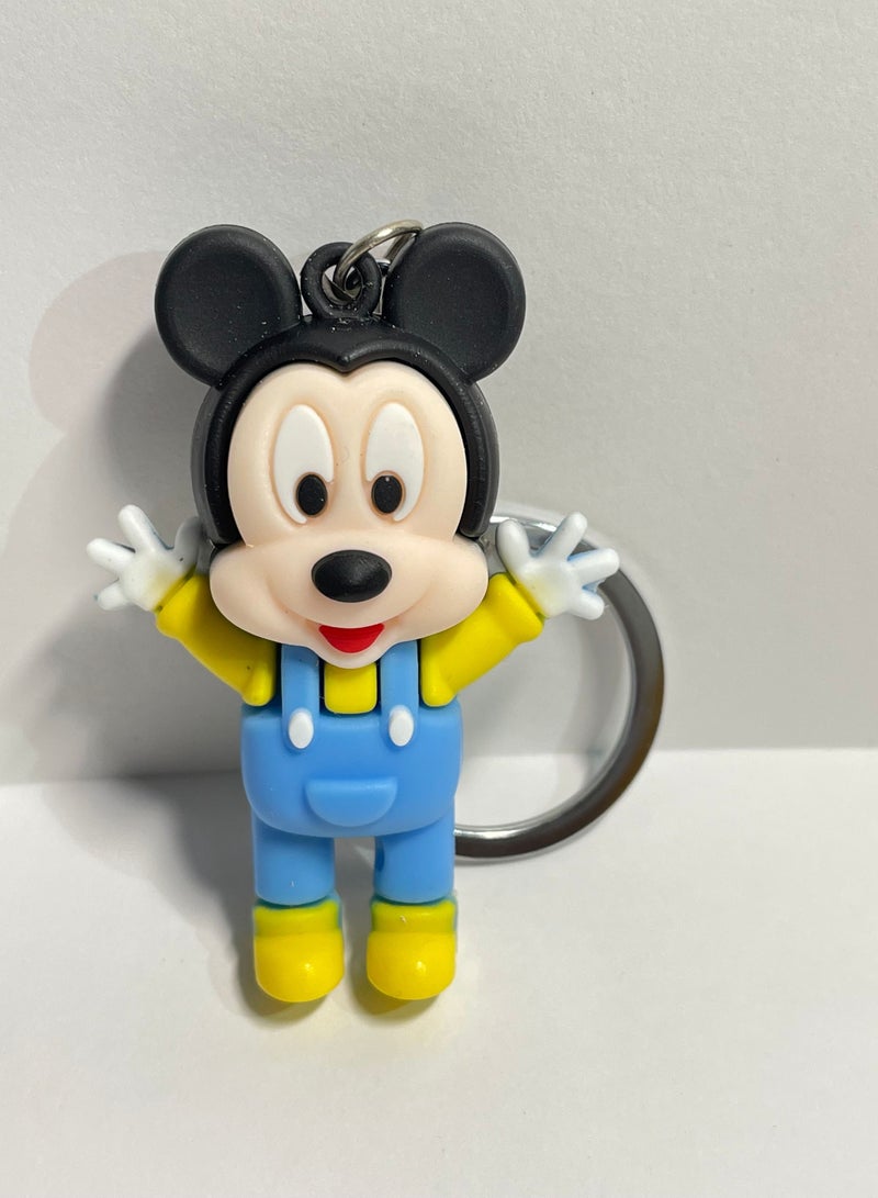 Unique cartoon keychain distinctive accessory suitable for keys and bags. - Image 1