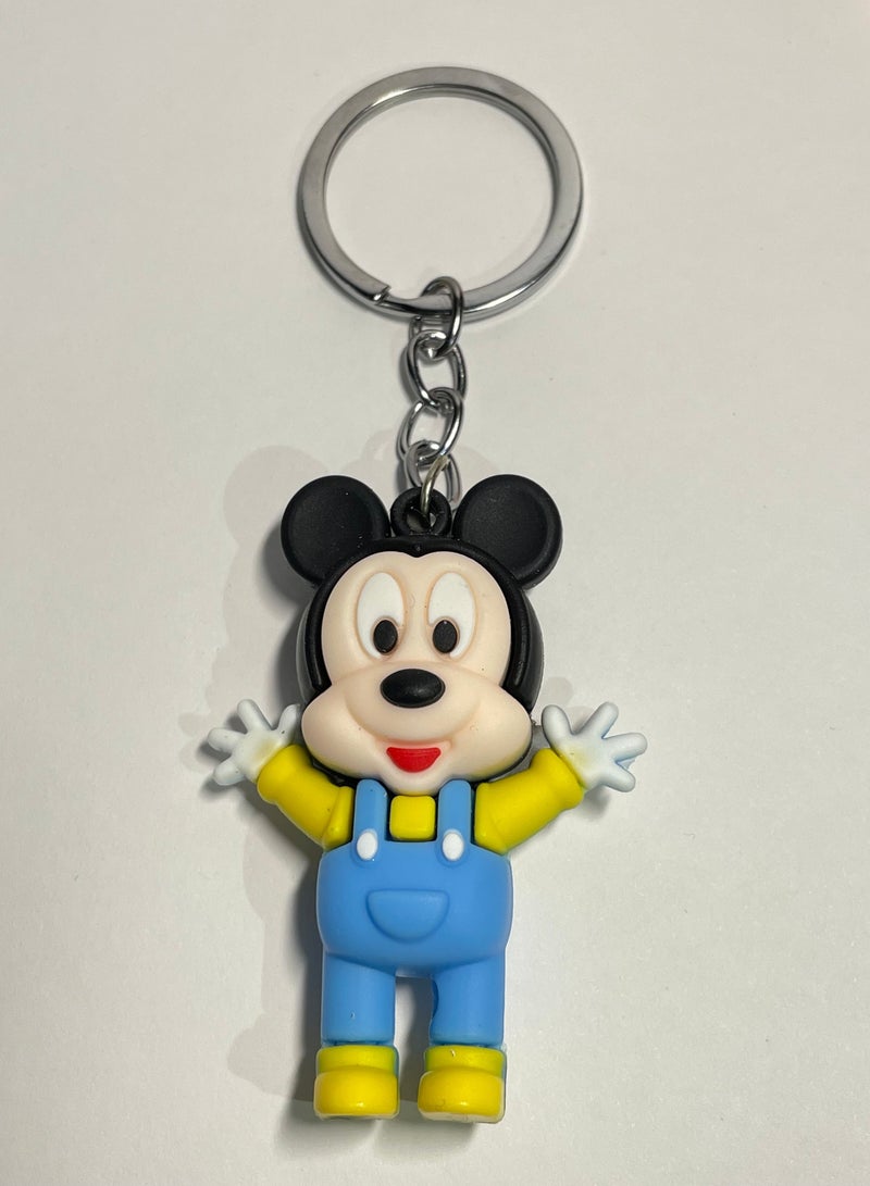 Unique cartoon keychain distinctive accessory suitable for keys and bags. - Image 2