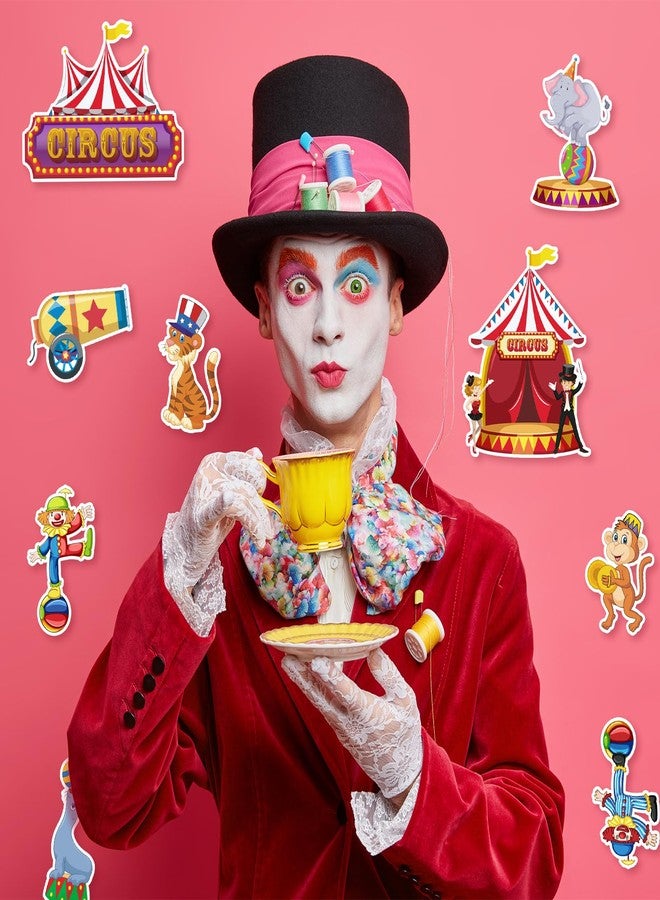 Glodecart 40PCS Carnival Circus Cutouts - Juggling Tent Cut-Outs for Circus Party Decorations, Birthday Party Supplies - Image 4