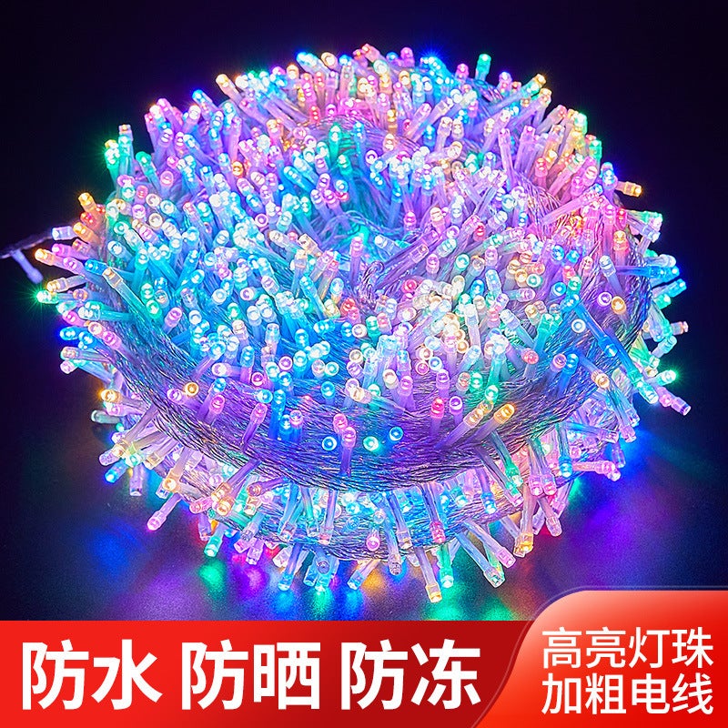 LED string lights garden outdoor starry lights festival  decoration wedding string lights courtyard project lighting lights - Image 3