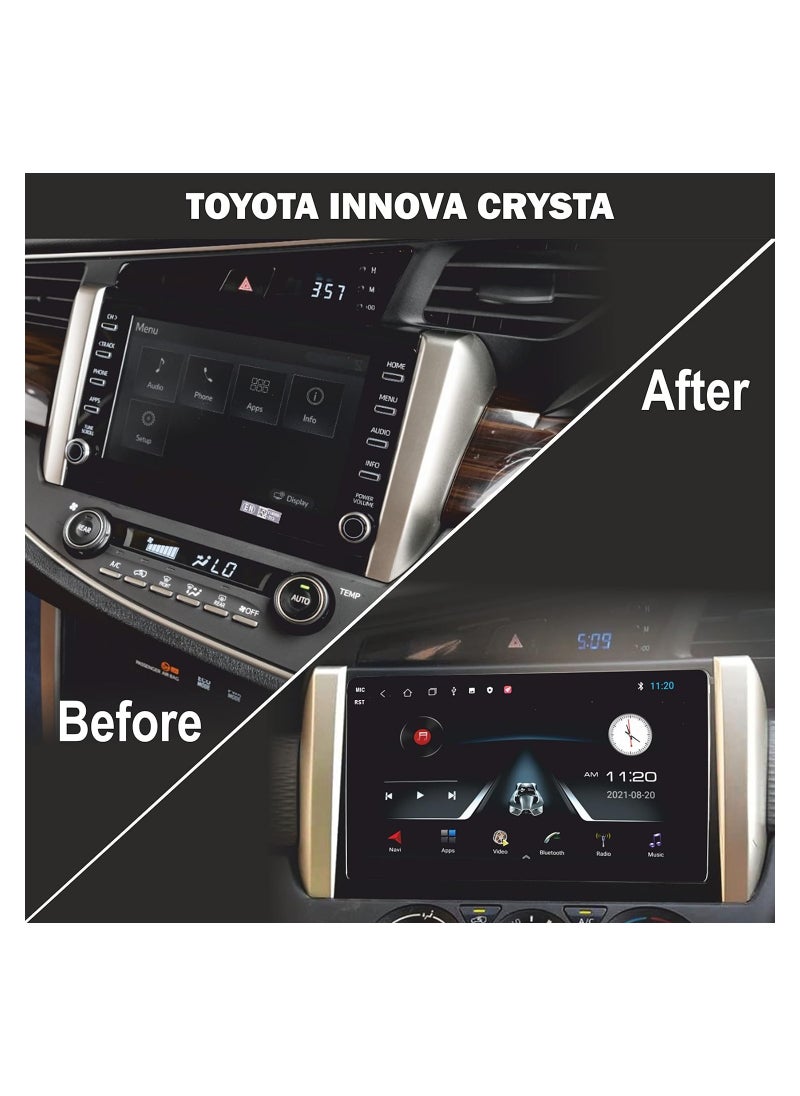 SHEZA STAR - Android Screen For Toyota Innova 2015 To 2018 2GB RAM 32GB Memory Support Apple Carplay Android Auto Full HD Touch Screen 9 Inch built In Bluetooth USB Radio WiFi Play Store Backup Camera included - Image 1