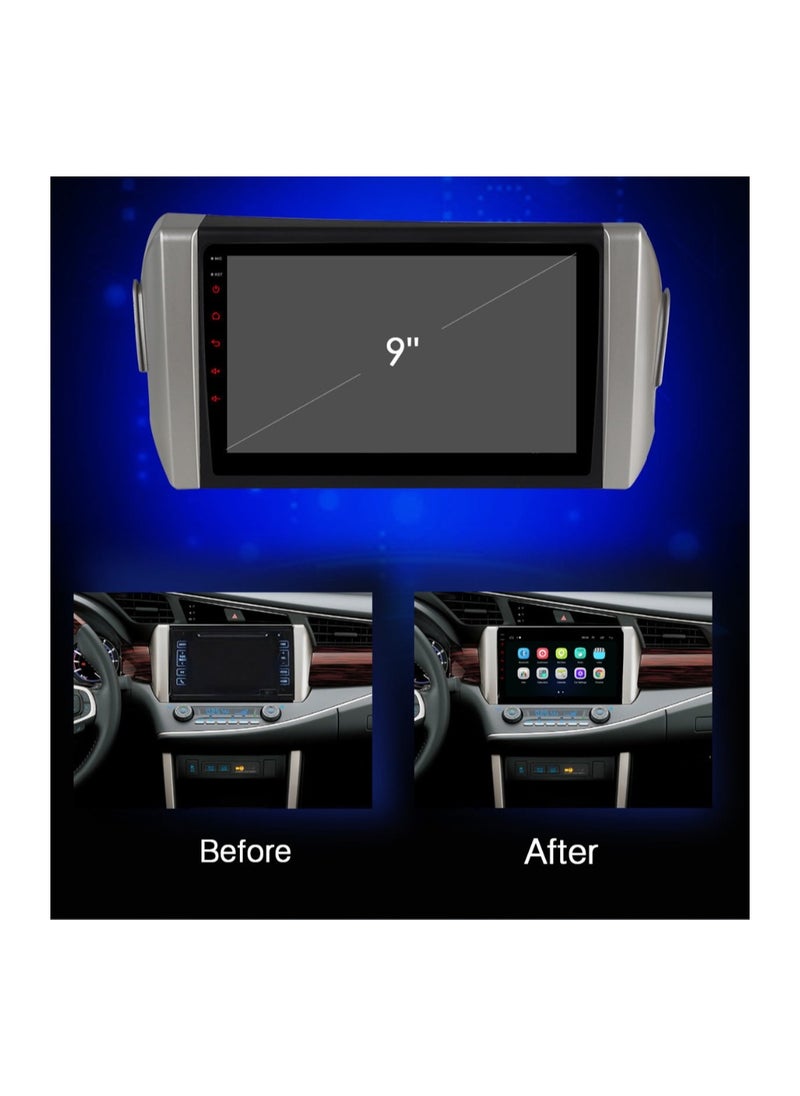 SHEZA STAR - Android Screen For Toyota Innova 2015 To 2018 2GB RAM 32GB Memory Support Apple Carplay Android Auto Full HD Touch Screen 9 Inch built In Bluetooth USB Radio WiFi Play Store Backup Camera included - Image 1