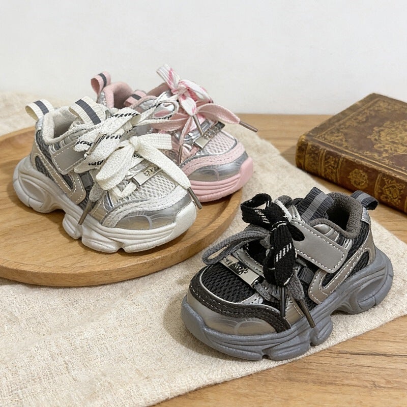 Mesh Sneakers Lightweight Flexible Sole Walking Shoes For Kids Indoor And Outdoor Activities - Image 2