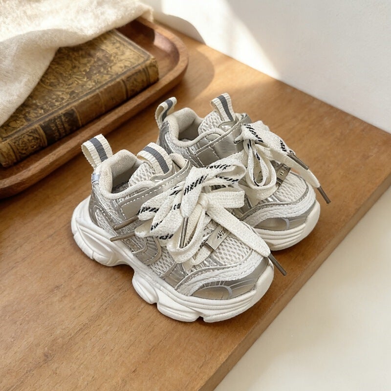 Mesh Sneakers Lightweight Flexible Sole Walking Shoes For Kids Indoor And Outdoor Activities - Image 3