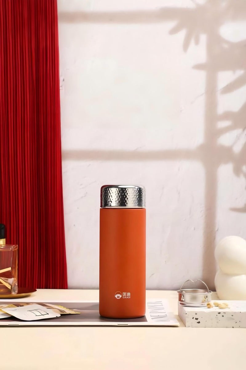 Ivory White Vacuum Leisure Cup 300ml, Double Layer 304 Stainless Steel, Matte Texture, Heat Cold Insulation - Image 3