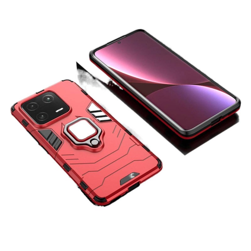 BB Protective Case, Red TPU+PC, Shockproof Cover for Xiaomi 15, Drop Protection - Image 1