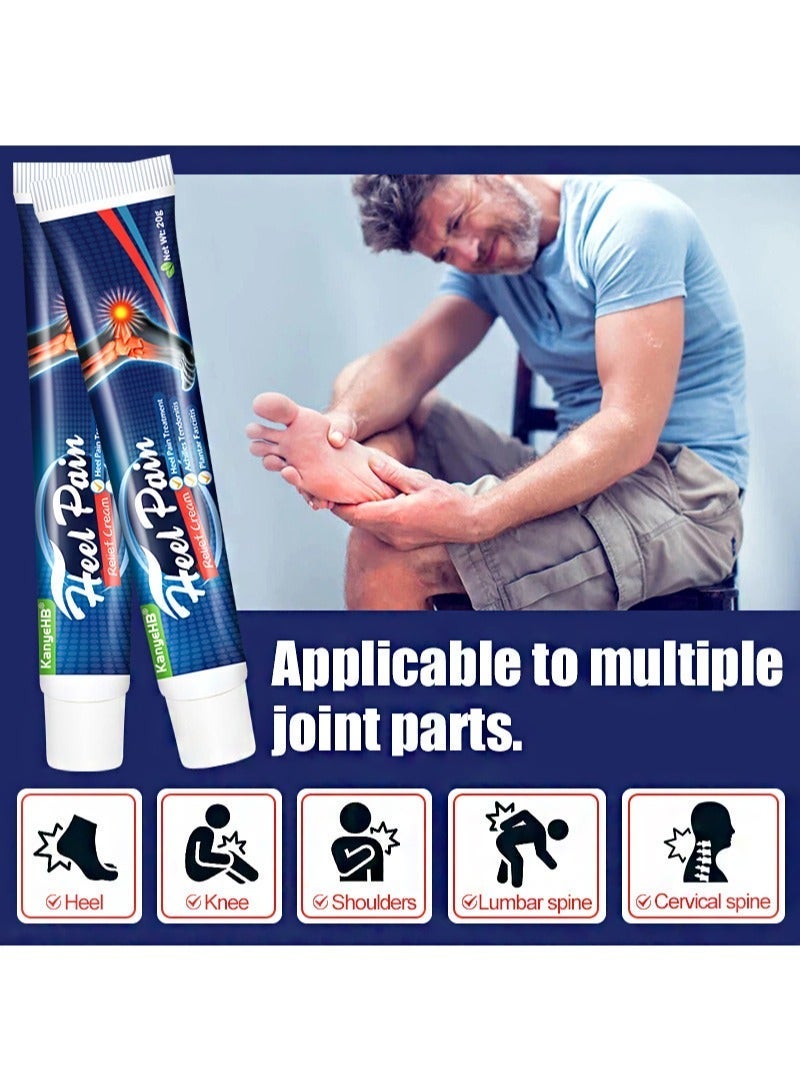 كاني إتش بي 20g Heel Pain Relief Cream, Herbal Formula, Relieves Heel Pain, Deeply Calms Fascia, Treats Plantar Fasciitis (2 PCS) - Image 4
