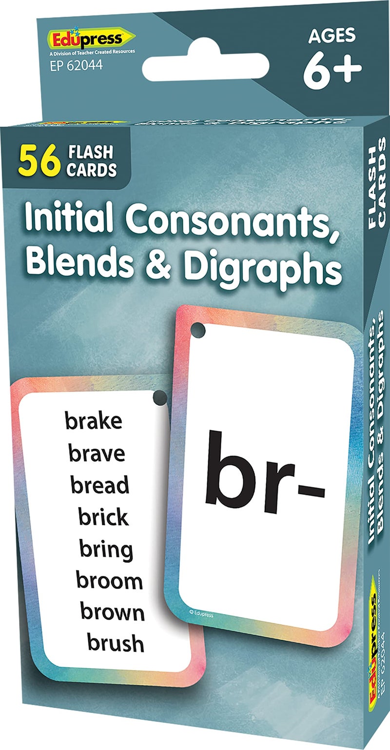 Teacher Created Resources Initial Consonants, Blends & Digraphs Flash Cards (EP62044) 3-1/8" x 5-1/8" - Image 5