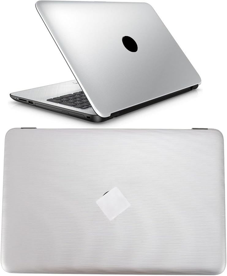 ABS Silver LCD Back Cover Top Lid Replacement for HP 15 AF 15 BA 250 15 AY 15 AC Laptop - Image 5