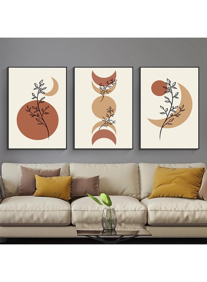 Home Trove Beautiful Botanical Pictures Poster Wall Art, Minimalist Wall Poster Set - Frameless - Image 1