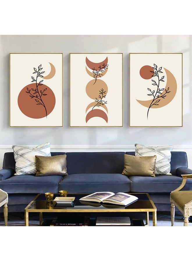 Home Trove Beautiful Botanical Pictures Poster Wall Art, Minimalist Wall Poster Set - Frameless - Image 2