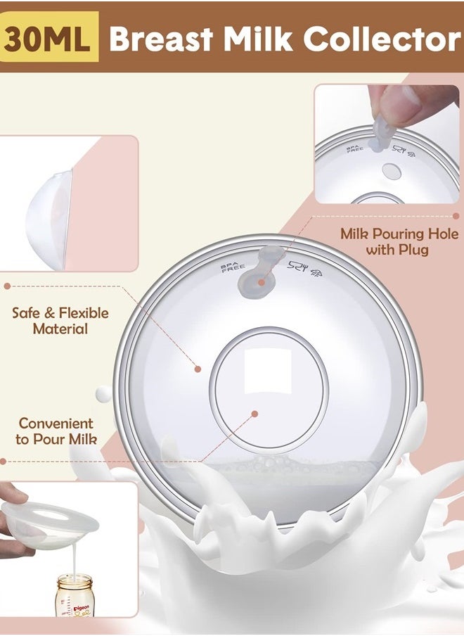 Lictin Milk Collector Catcher for Breastmilk - Breast Shells & Milk Catcher for Breastfeeding Relief (2 in 1), Protect Sore Nipples for Breastfeeding, Collect Breast Milk Leak for Nursing Moms  - Image 2