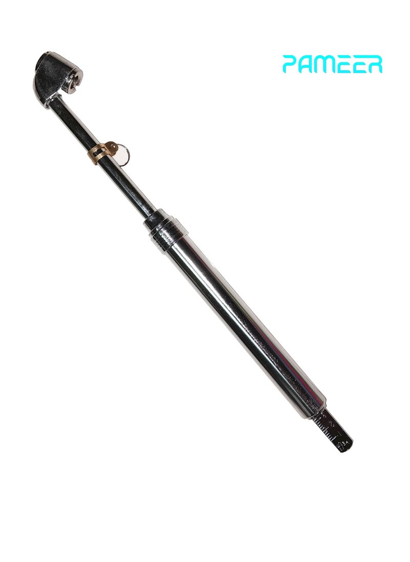 PAMEER German Standard Dual Chuck Head Tire Pressure Gauge, Air Pressure Test Meter Gauge German Standard, Portable Heavy Duty Tyre Air Pressure Gauge, 10-160 psi.  - Image 1