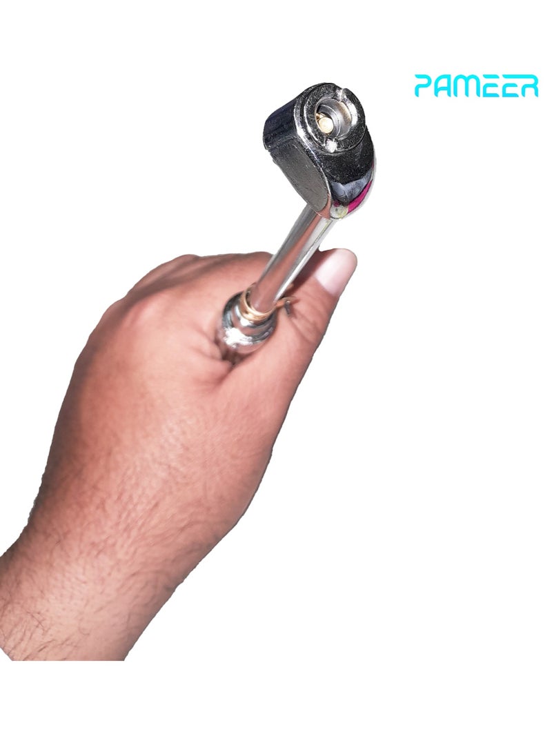 PAMEER German Standard Dual Chuck Head Tire Pressure Gauge, Air Pressure Test Meter Gauge German Standard, Portable Heavy Duty Tyre Air Pressure Gauge, 10-160 psi.  - Image 5