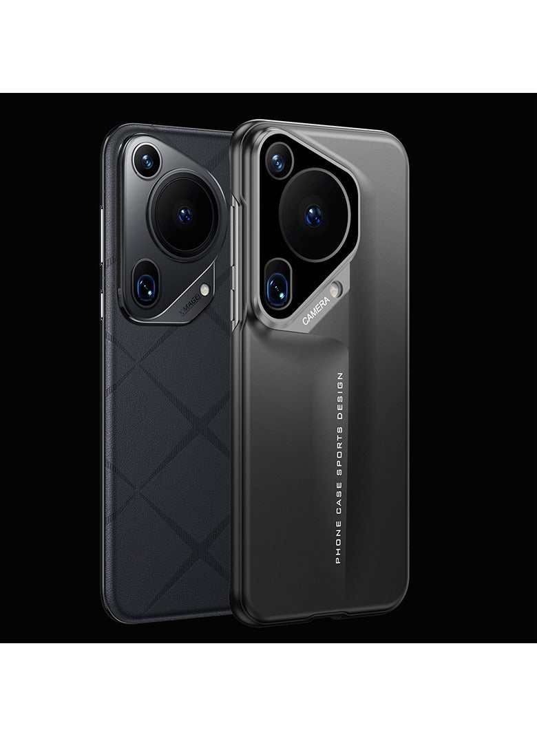 عام متوافق مع حافظة Pura 70 Ultra حافظة هاتف رفيعة جداً مقاومة للسقوط توفر تغطية كاملة بزاوية 360 درجة ومتوافقة مع الشحن اللاسلكي لهاتف Huawei Pura 70 Ultra.