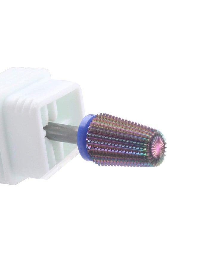 MZCMSL 5 in 1 Carbide Nail Bit - Tapered Barrel Bit for Both Left and Right Handed,3/32 Shank efile Bit - Fast Remove Acrylic or Hard Gel (Medium,Multicolor) - Image 4