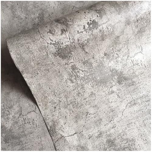 BAYYA Cement Gray Contact Paper Concrete Peel and Stick Wallpaper Industrial Style Self Adhesive Paper Waterproof Removable Decorative Paper Vinyl Film Furniture Stickers for Bathroom Kitchen Cabinets - Image 2