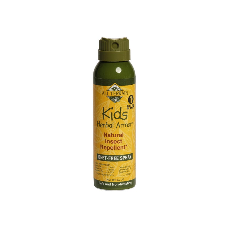 All Terrain Kids Herbal Armor DEET-Free Continuous Spray 3 oz. Travel Size Insect Repellent, Plant-Based and All Natural, Safe for Family and Pets, Mosquito and Bug Protection - Image 1