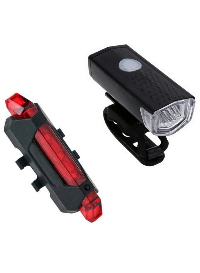 Lista Combo of Rechargeable Head Cycle Light and Cycle Tail Light Cycle Light led for Bicycle (6 Months warrenty) - Image 1