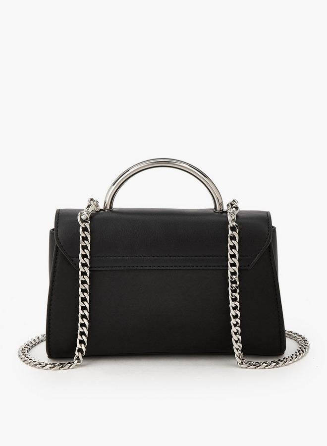 ELLE Embellished Crossbody Bag With Detachable Chain Strap - Image 5