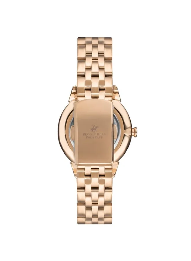 بيفرلي هيلز بولو كلوب BEVERLY HILLS POLO CLUB Women's Analog MOP White Dial Watch - BP3293X.420
