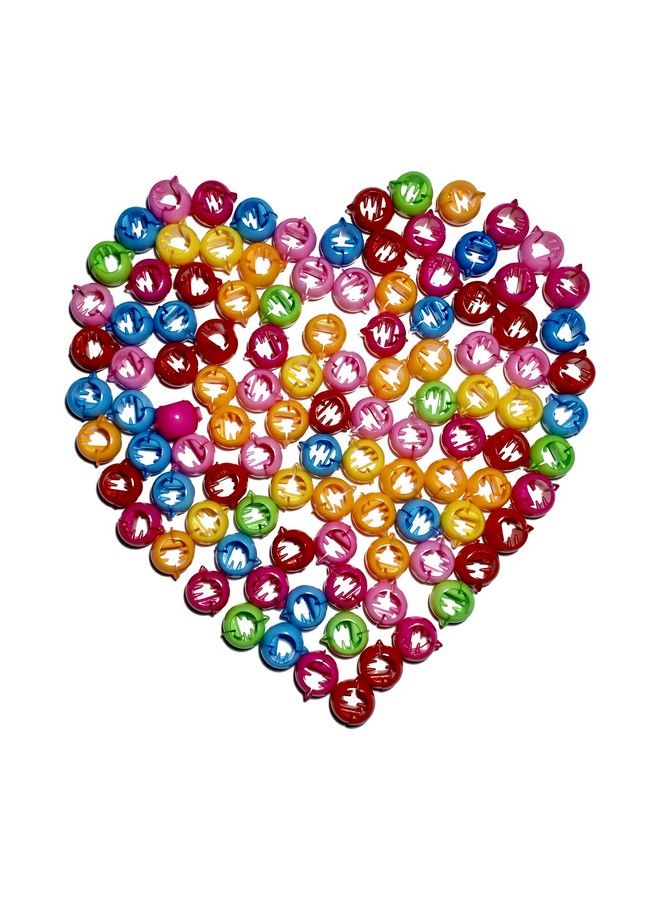 Drishti Plastic Hair Tic Tacs Hair Clips For Girls Multicolor Pack Of 50 - Image 2