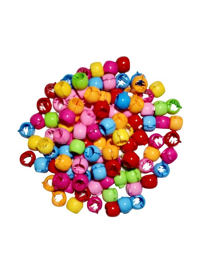 Drishti Plastic Hair Tic Tacs Hair Clips For Girls Multicolor Pack Of 50 - Image 3