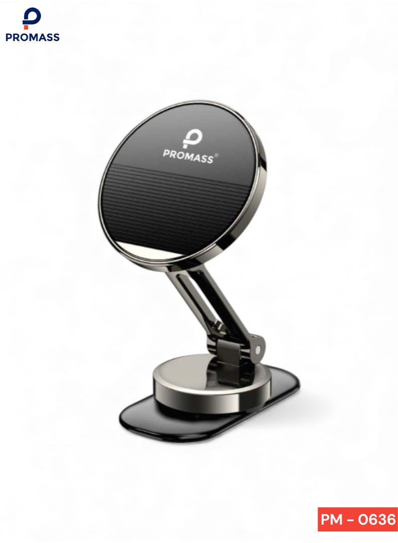 بروماس حامل هاتف جوال للسيارة【مناسب لـماجسيف】حامل هاتف قابل للتعديل ماجسيف للسيارة ايفون مغناطيسي, استند جوال مغناطيسي (دوران 360° درجة) تصميم الحامل مدمج قابل للطي, قوة مغناطيس عالية و آمنه للهاتف أثناء القيادة متوافق مع ايفون وجالكسي وهواوي وغيرها, مناسب لهاتف ايفون 17/16/15، سامسونج S25/S24 - Image 1