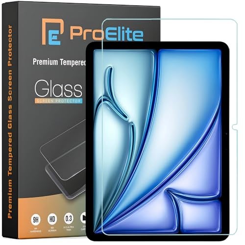 ProElite Screen Protector for Apple iPad Air 13 inch 2026/2025/2024 M4/M3/M2, Premium Tempered Glass Screen Protector for iPad Air 13 inch M4/M3/M2 - Image 1