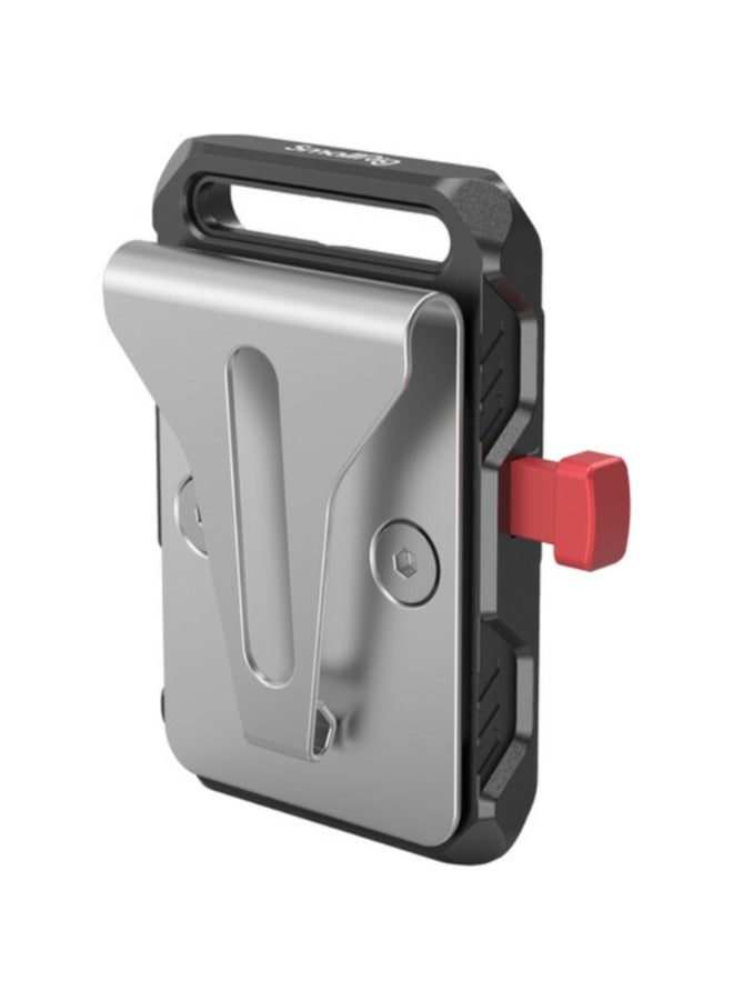 SmallRig Mini V-Lock Battery Plate with Belt Clip - Image 1