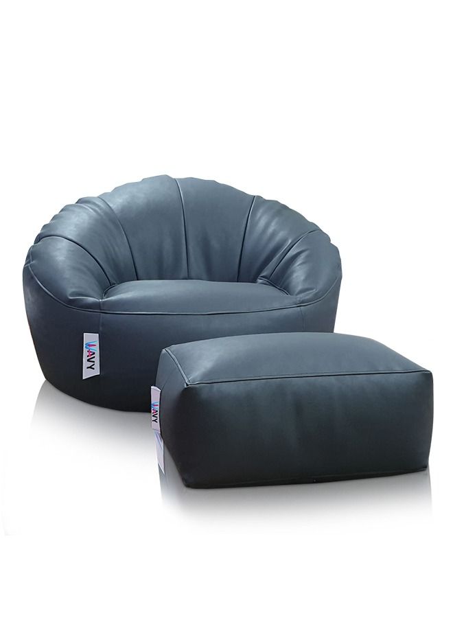 ويفي بين باج مسند قدم اسود فخم  - جلد - Image 1