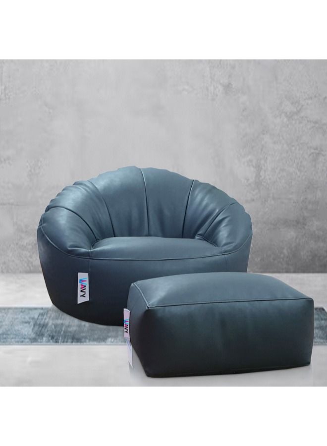 ويفي بين باج مسند قدم اسود فخم  - جلد - Image 2