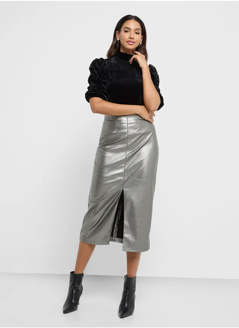 فيرو مودا Front Slit Skirt