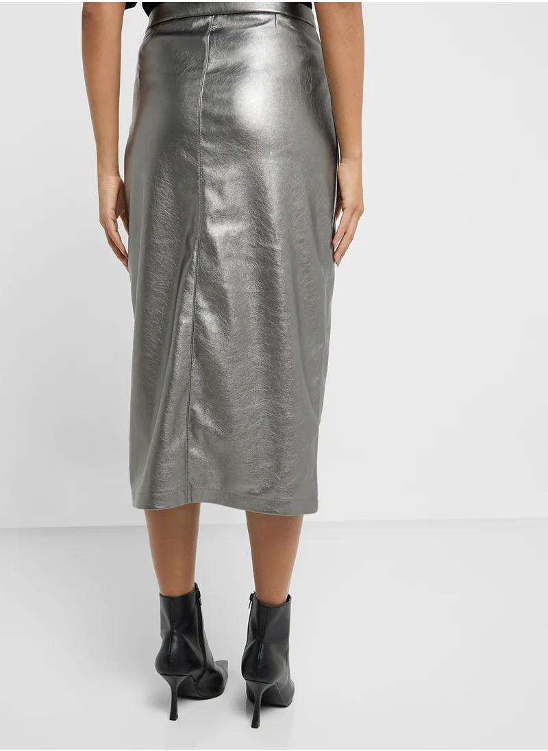 VERO MODA Front Slit Skirt